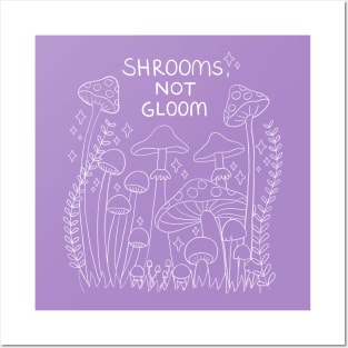 Shrooms, Not Plant (Mushrooms) Posters and Art